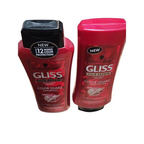 Schwarzkopf‎ Gliss Hair Repair Keratin Color Guard 1 Shampoo & 1 Conditioner - Picture 3 of 7